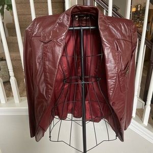 VINTAGE Etienne Aigner Leather Blazer